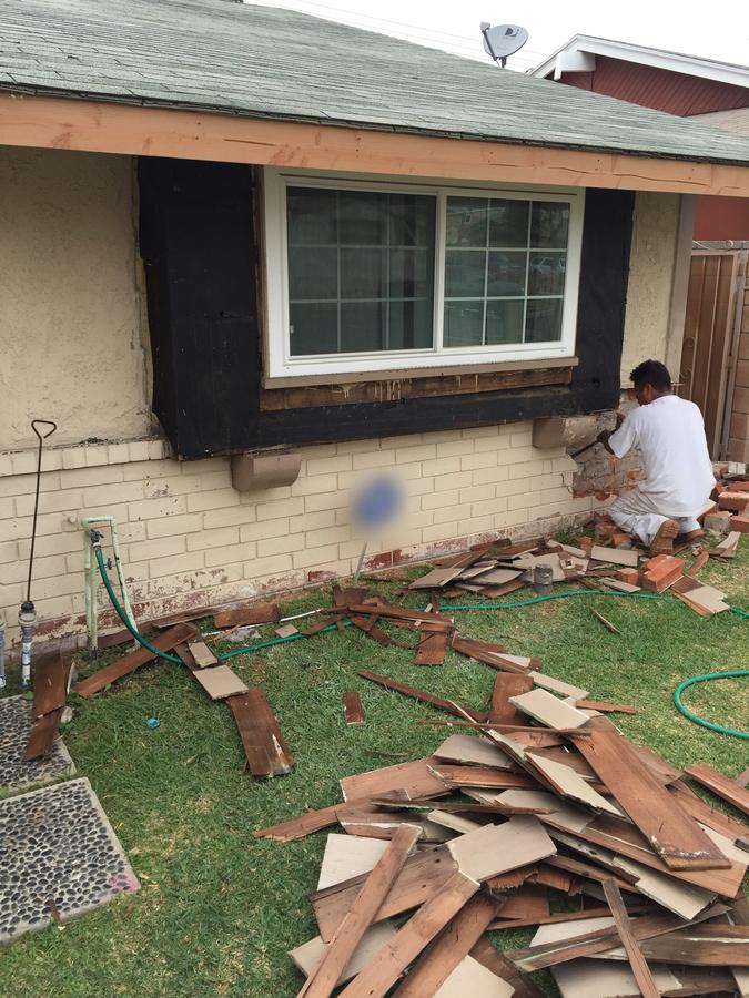 Before: Stone veneer & exterior paint, Carson